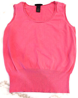 Lane Bryant Pink Women's Pullover Sleeveless Knit Top Blouse 14/16